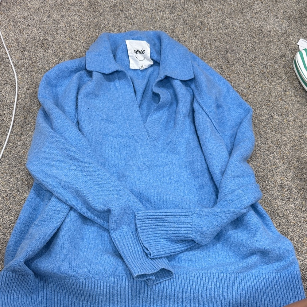 Chic Blue Sweater